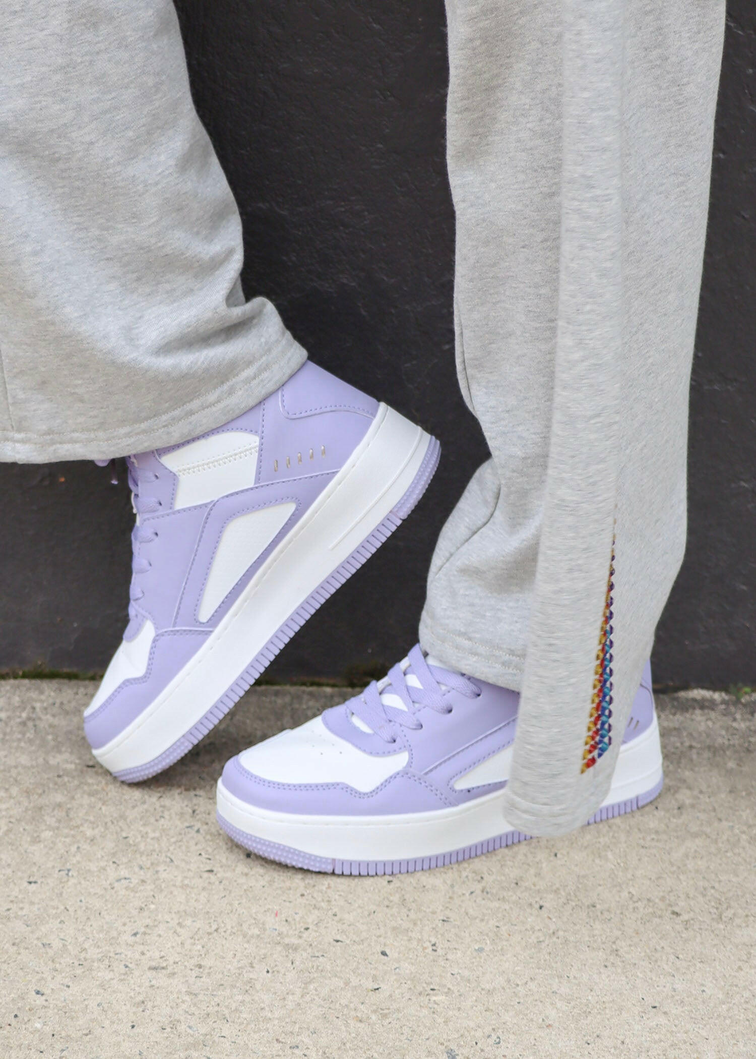 So It Goes Sneakers - Purple/White.