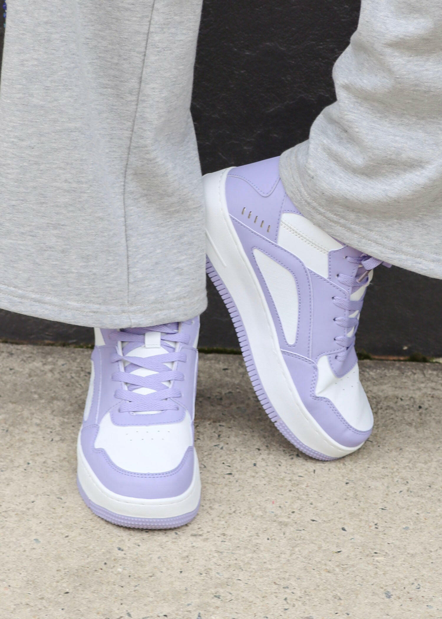 So It Goes Sneakers - Purple/White.