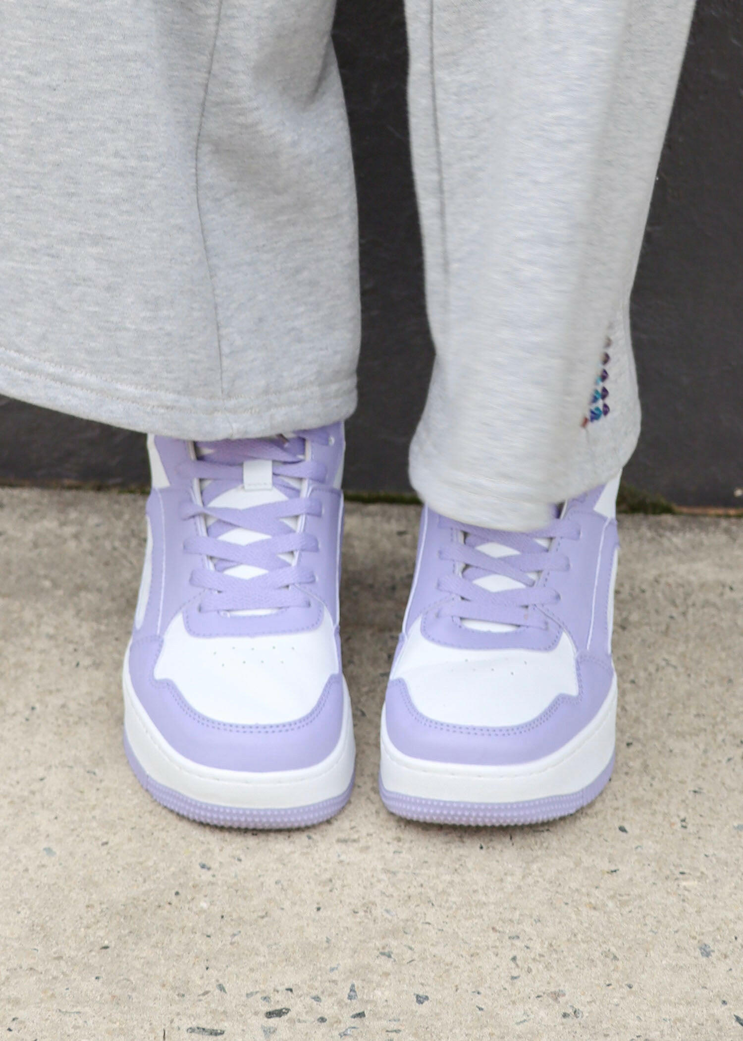 So It Goes Sneakers - Purple/White.