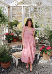 Beau Midi Dress - Pink