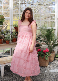 Beau Midi Dress - Pink