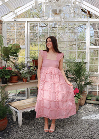 Beau Midi Dress - Pink