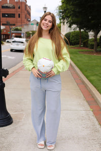 Coastal Calm Lounge Pants - Steel Blue
