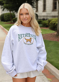Embroidered Retriever Club Sweatshirt