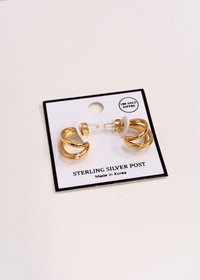 3 Layered Hoops - Gold - MerciGrace BoutiqueEarrings
