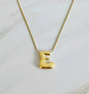 Balloon Letter Initial Necklace