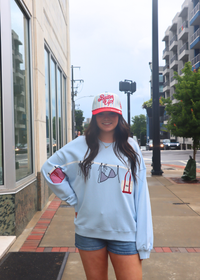 American Summer Clothesline Crewneck Sweatshirt