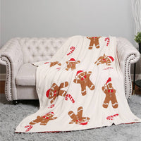 Gingerbread  Throw Blanket