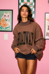 1ST PREORDER AUGUST 2025 NASHVILLE/BROADWAY Reversible Mockneck Sweatshirt