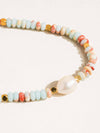 Boho Beaded Pearl Necklace - Multi