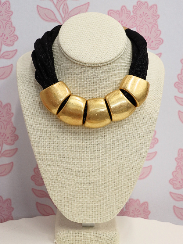 Bandana Necklace - Black