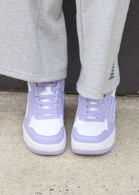 So It Goes Sneakers - Purple/White