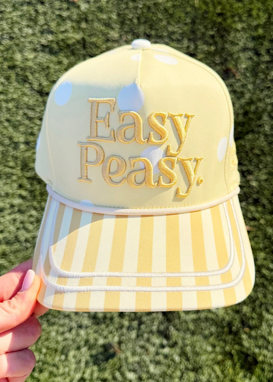 PREORDER - Easy Peasy, Lemon Squeezy Hat - Yellow