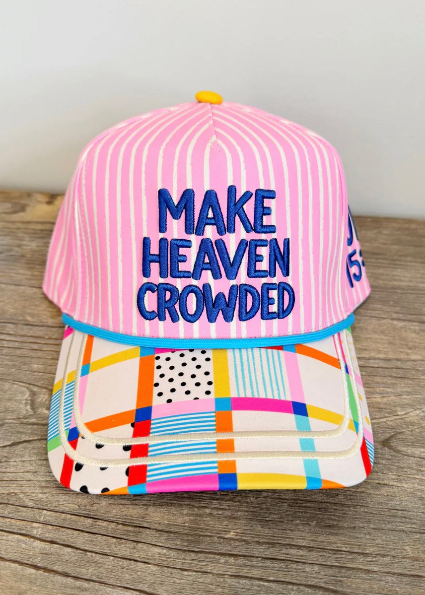 PREORDER - Make Heaven Crowded Hat - Pink