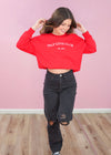 Love Yourself Sweatshirt - Red