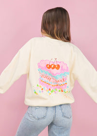 Sweet Treat Sweatshirt - Cream