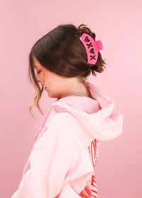 Sweet Talker Large Claw Clip - Pink