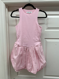 Hayden Bubble Hem Dress -Pink