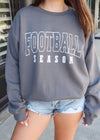 Football Season Crewneck - Charcoal