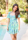 Keep On Going Mini Dress - Mint/Aqua Dresses MerciGrace Boutique.