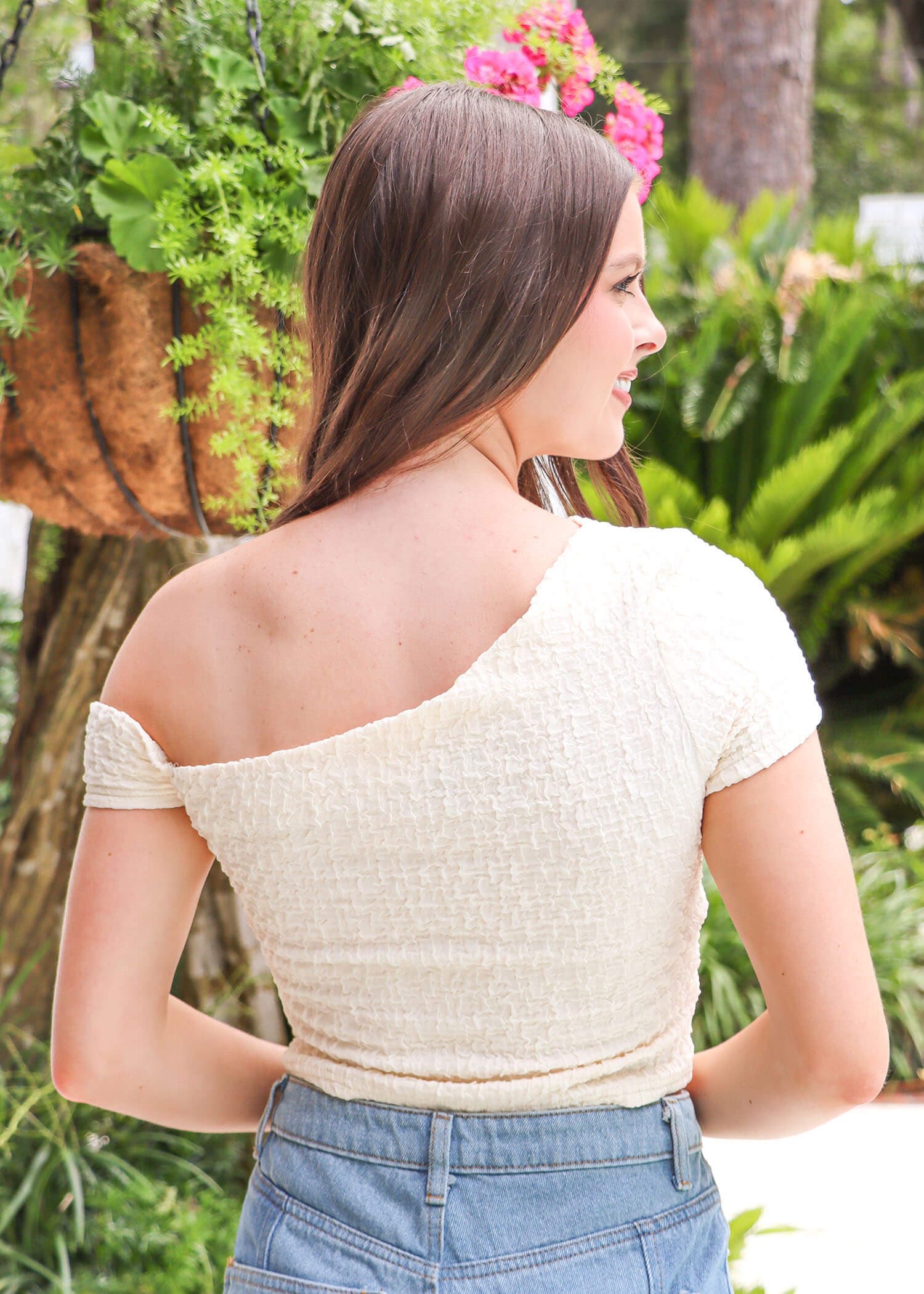 A New Favorite Top - Ivory Tops MerciGrace Boutique.