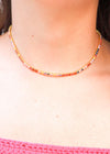 Jada Necklace - Multi Color Necklace MerciGrace Boutique.