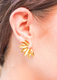 Mini Abientot Earrings - Gold Earrings MerciGrace Boutique.