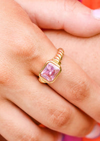Richi Ring - Pink Ring MerciGrace Boutique.