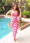 Watching The Sunset Maxi Dress - Pink/Lilac Dress MerciGrace Boutique.