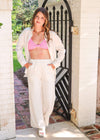 Island Breeze Pull-On Pants - White Pants MerciGrace Boutique.