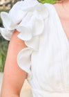 Buy Me Flowers Maxi Dress - White Dress MerciGrace Boutique.