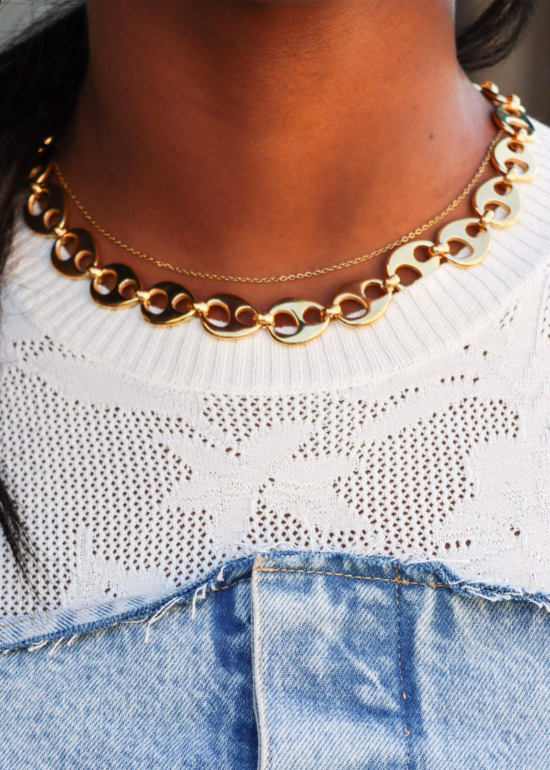 Piper Chain Necklace - Gold