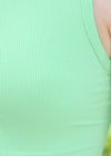 A True Staple Bodysuit - Lime Bodysuit MerciGrace Boutique.