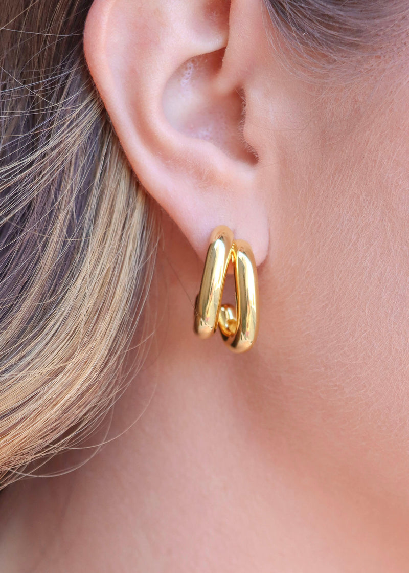 Jaxson Earrings - Gold