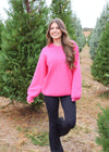 Pink Obsessed Knit Pullover - Pink