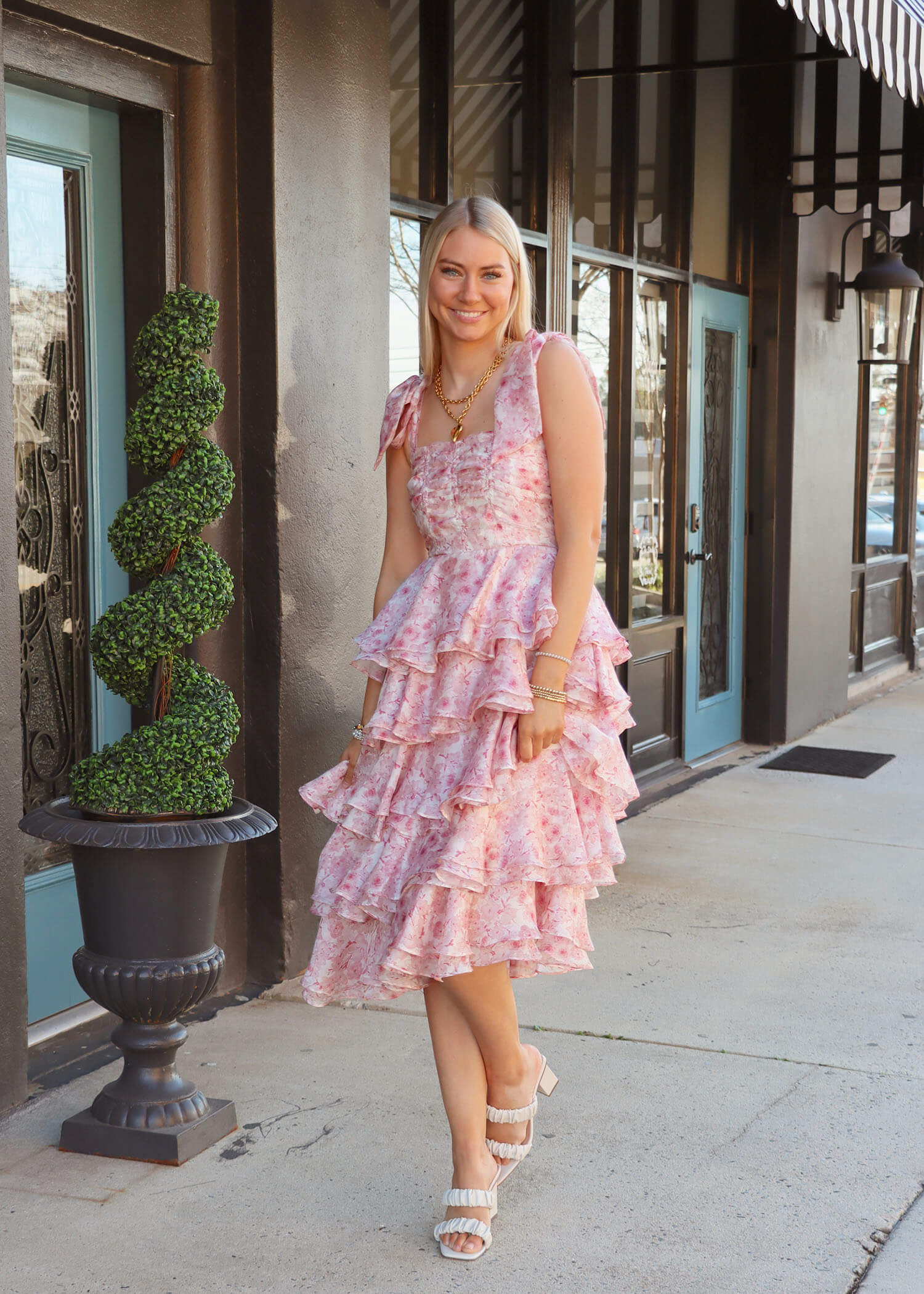 Soho Dress - Pink Floral