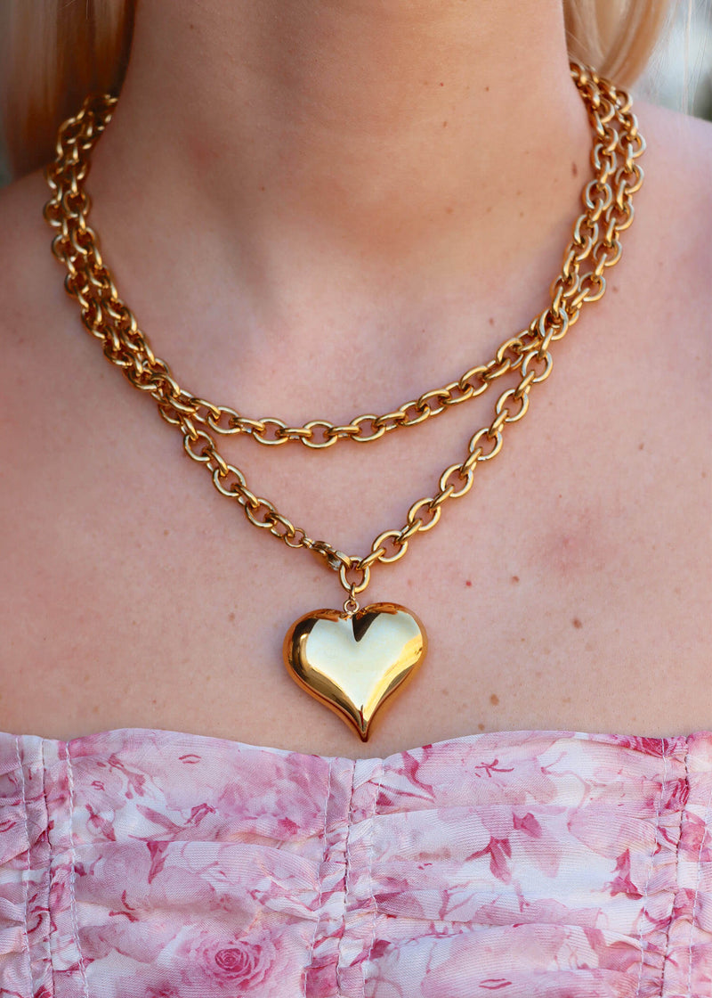 All My Love Wrap Necklace - Gold