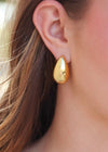 Mini Raindrop Statement Earrings - Gold