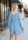 On The Town Romper - Denim