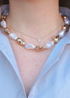 Coastal Living Necklace - Pearl/Gold