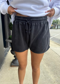 Drawstring Comfort Shorts - Black