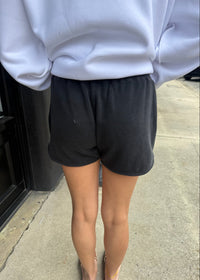 Drawstring Comfort Shorts - Black