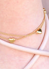 Way To My Heart Anklets - Gold