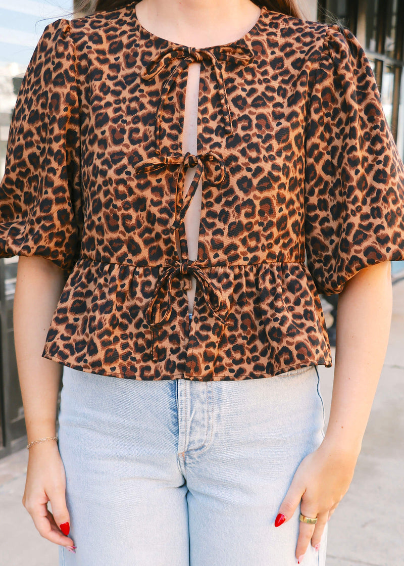 Wild For You Top - Leopard