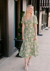 Rainy Days Maxi Dress - Green/Multi