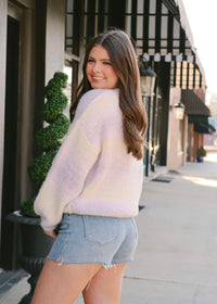 Afterglow Ombre Sweater - Lavender/Multi