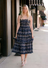 Rumi Midi Dress - Navy