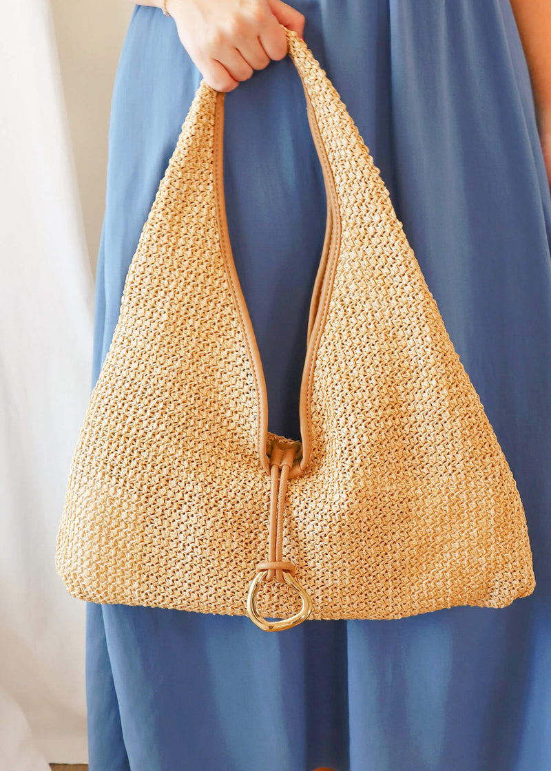 Missie Tote - Natural Raffia