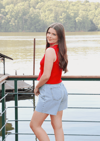 Sail Away Knit Cardigan - Red