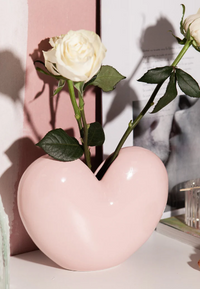 Love Heart Vase- Pink